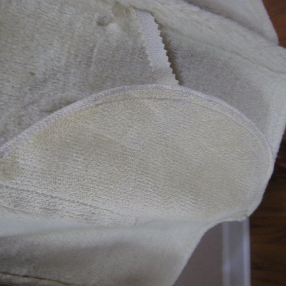 ***SOLD***  Calvin Klein Ultra Soft Faux Shearling Coat sz L Cream Beige - Picture 11 of 14